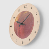 Vintage Peach Wall Clock Grote Klok (Hoek)
