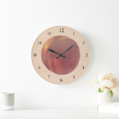 Vintage Peach Wall Clock Grote Klok (Huis)