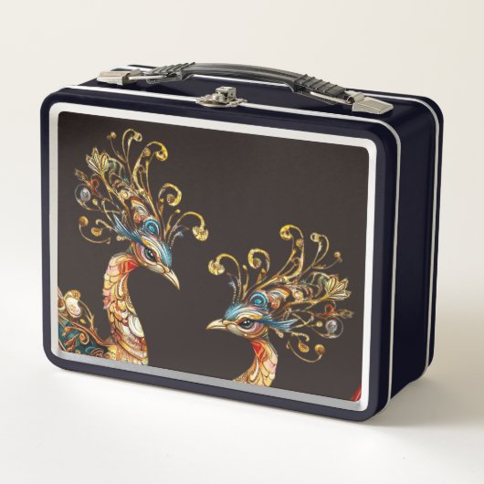 vintage peacock circus carnival entertainment (Voorkant)