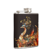 vintage peacock circus carnival entertainment heupfles (Rechts)