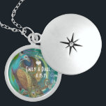 Vintage Peacock Jubileum Ketting<br><div class="desc">De Kettingen van de Weddenschap van het huwelijk van het huwelijk - om achtergrondkleur te veranderen - klik aanpassen - geef uit - kies laatste hulpmiddel in daling onderaan menu en kies van één van de getoonde kleuren of ga uw rgb hexcode voor uw kleur van de douanebruiloft in -...</div>