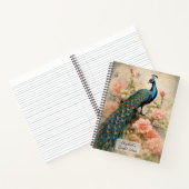 Vintage Peacock Notitieboek (Binnen)
