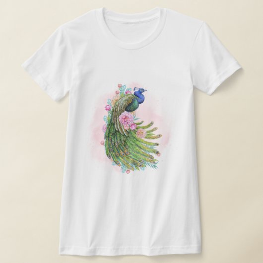 Vintage Peacock T‑Shirt T-shirt (Laagn)