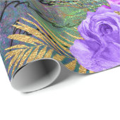 Vintage Peacock voor alle gelegenheden Cadeaupapier (Rol Hoek)