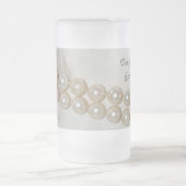Vintage Pearls Elegant Matglas Bierpul (Center)