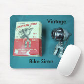 Vintage, Pearson, Bike Siren Muismat (Met muis)