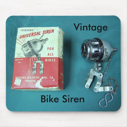 Vintage, Pearson, Bike Siren Muismat (Voorkant)