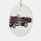 Vintage Pedal Car Keramisch Ornament (Rechts)