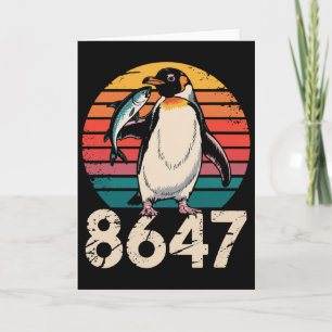 Vintage Penguin 86 47 Protest - 8647 Penguin Anti Kaart