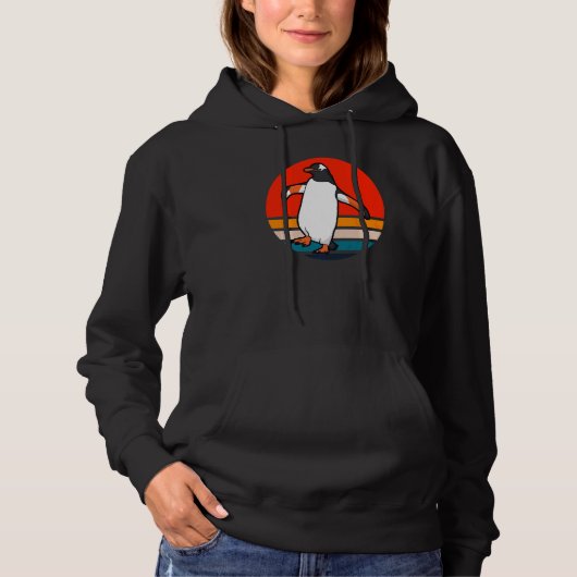 Vintage Penguin Hoodie (Voorkant)