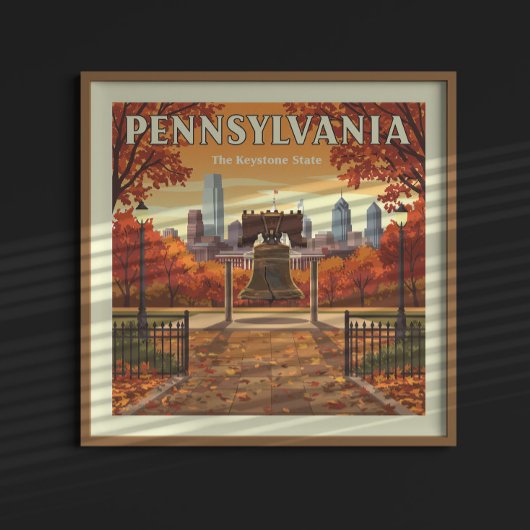 Vintage Pennsylvania Poster