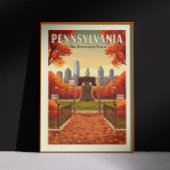 Vintage Pennsylvania Poster