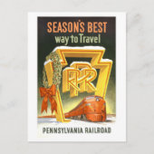 Vintage Pennsylvania Railroad Briefkaart (Voorkant)