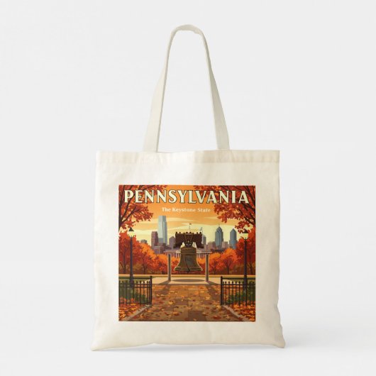 Vintage Pennsylvania Tote Bag (Achterkant)