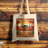 Vintage Pennsylvania Tote Bag