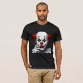 Vintage Pennywise Evil Clown Art T-shirt (Voorkant volledig)