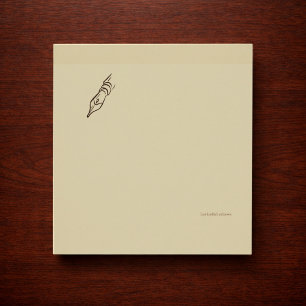Vintage penpunt - Donkere Academische Minimalistis Post-it® Notes
