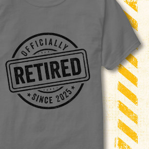 Vintage Pensioen 2025 Officieel Met Pensioen Citaa T-shirt