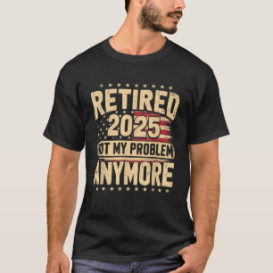Vintage Pensioen 2025 Voor Mannen Vrouwen Gepensio T-shirt