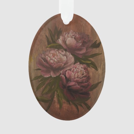 Vintage Peonies Ornament (voorkant)