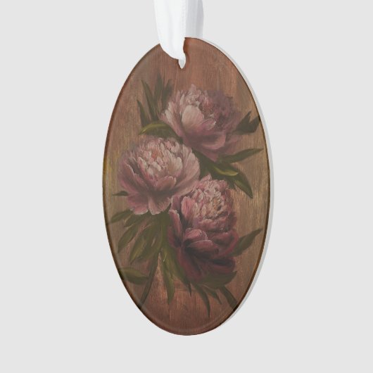 Vintage Peonies Ornament (voorkant)