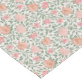 Vintage Perfect Roze & Perzikrozen Tafelkleed (Gekanteld)