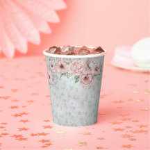 Vintage Periwinkle Pioen Bruids-Shower Thee Feestj