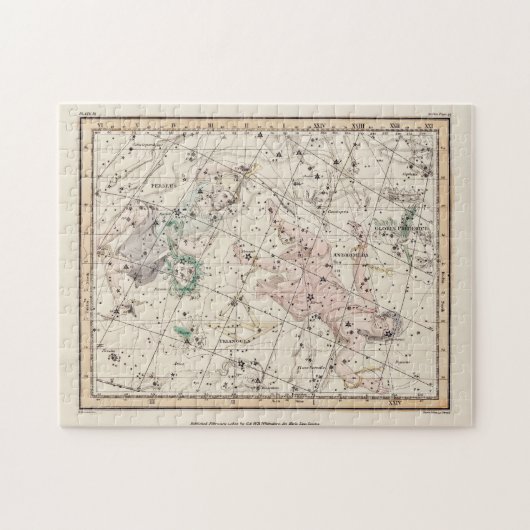 Vintage Perseus and Andromeda Constellations Map  Legpuzzel (Horizontaal)