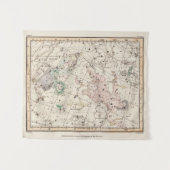 Vintage Perseus and Andromeda Constellations Map  Wandkleed (Voorkant (horizontaal))