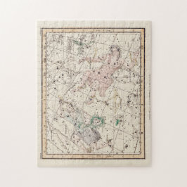 Vintage Perseus en Andromeda Sterrenbeelden Kaart Legpuzzel