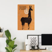 Vintage Peru Kunst Peruviaanse Print Reisposter Th (Thuiskantoor)