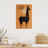 Vintage Peru Kunst Peruviaanse Print Reisposter Th (Keuken)