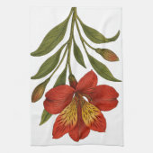 Vintage Peruvian Lily Theedoek (Verticaal)