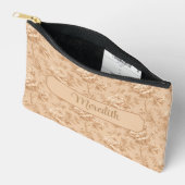 Vintage Perzik Roze Toile Etui (Open)