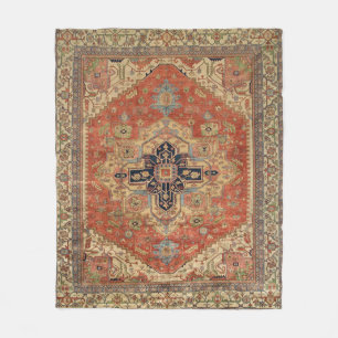 Vintage Perzische-stijl fleece & Sherpa dekens