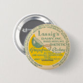 Vintage Pet Button (Voorkant /achterkant)