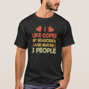 Vintage Pet Dog-eigenaar, zoals Koffee Love Beauce T-shirt