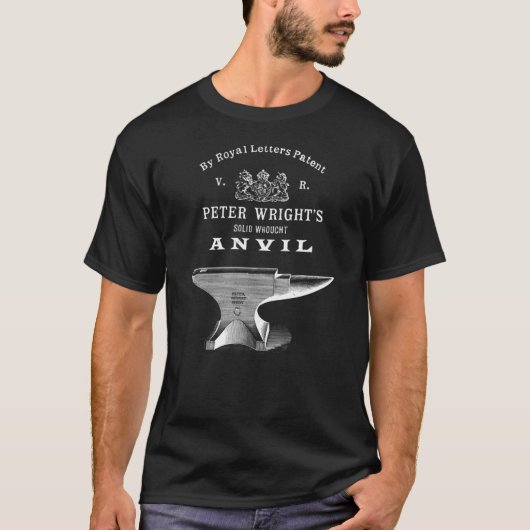 Vintage Peter Wright Anvil T-shirt (Voorkant)