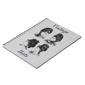 Vintage Petten Notitieboek (Linkerzijde)