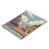 Vintage Philadelphia Notitieboek (Linkerzijde)