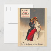 Vintage Philadelphia Pennsylvania Kiss Briefkaart (Voorkant / Achterkant)
