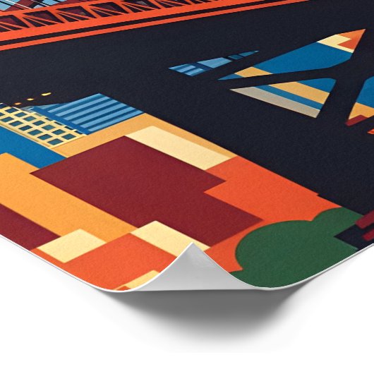 Vintage Philadelphia Pennsylvania Poster (Hoek)