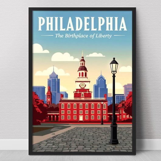 Vintage Philadelphia Poster