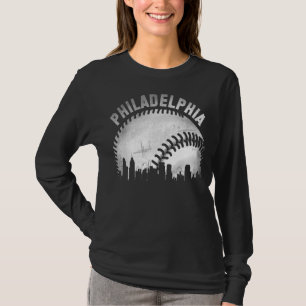 Vintage Philadelphia Skyline City Baseball T-shirt