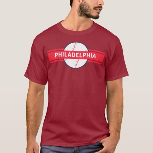 Vintage Philadelphia  T-shirt (Voorkant)