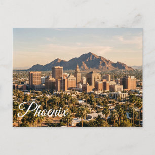Vintage phoenix arizona reis briefkaart