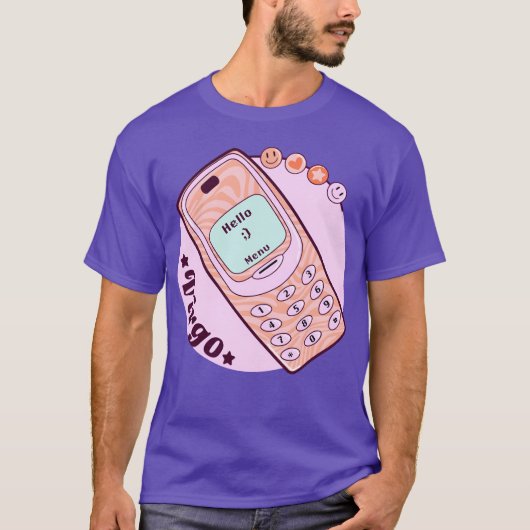 Vintage Phone Virgo vintage T-shirt (Voorkant)