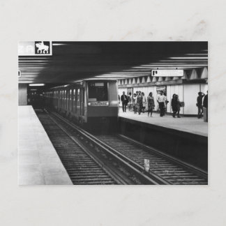 vintage photo of Mexico City Metro Briefkaart
