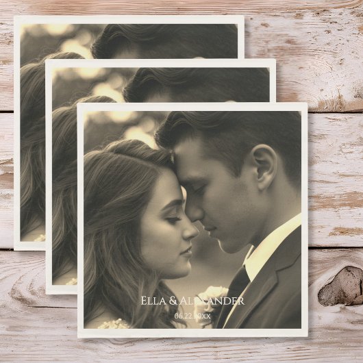 Vintage Photo Servet