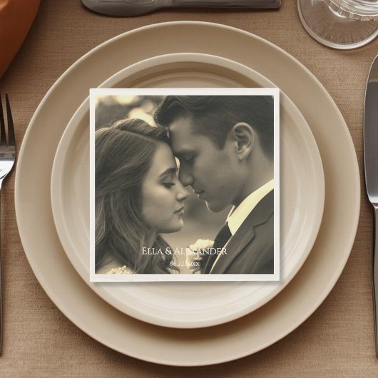 Vintage Photo Servet